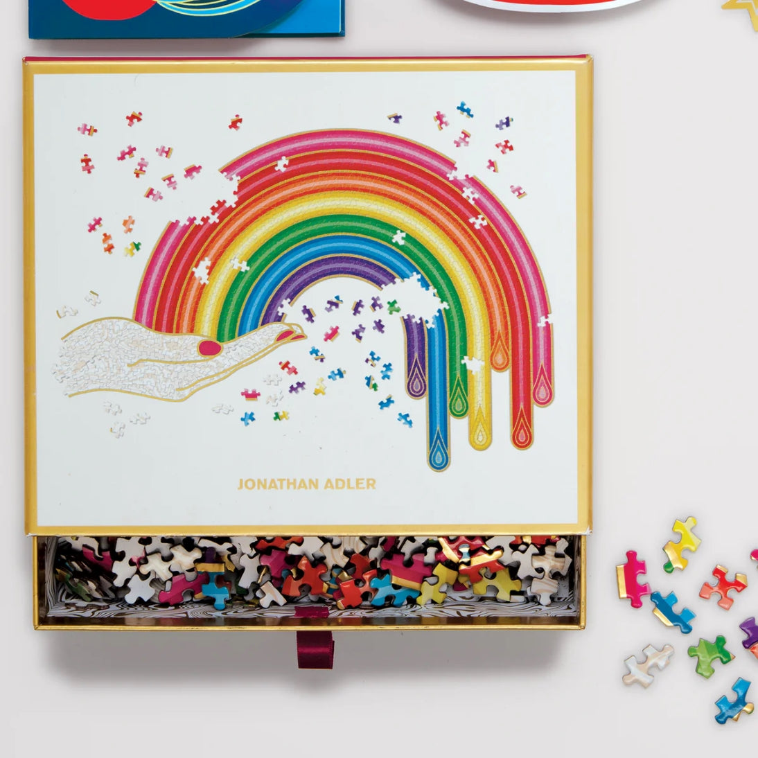 Jonathan Adler: Rainbow Hand Gold Foil Puzzle (750 Pieces)