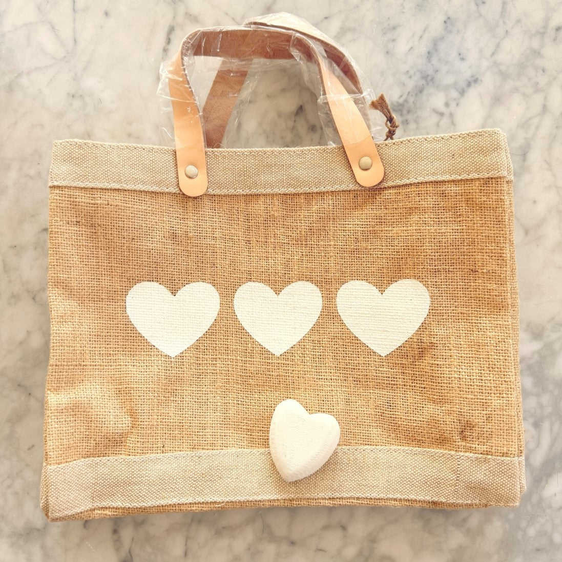 Mini White Paulownia Wood Heart