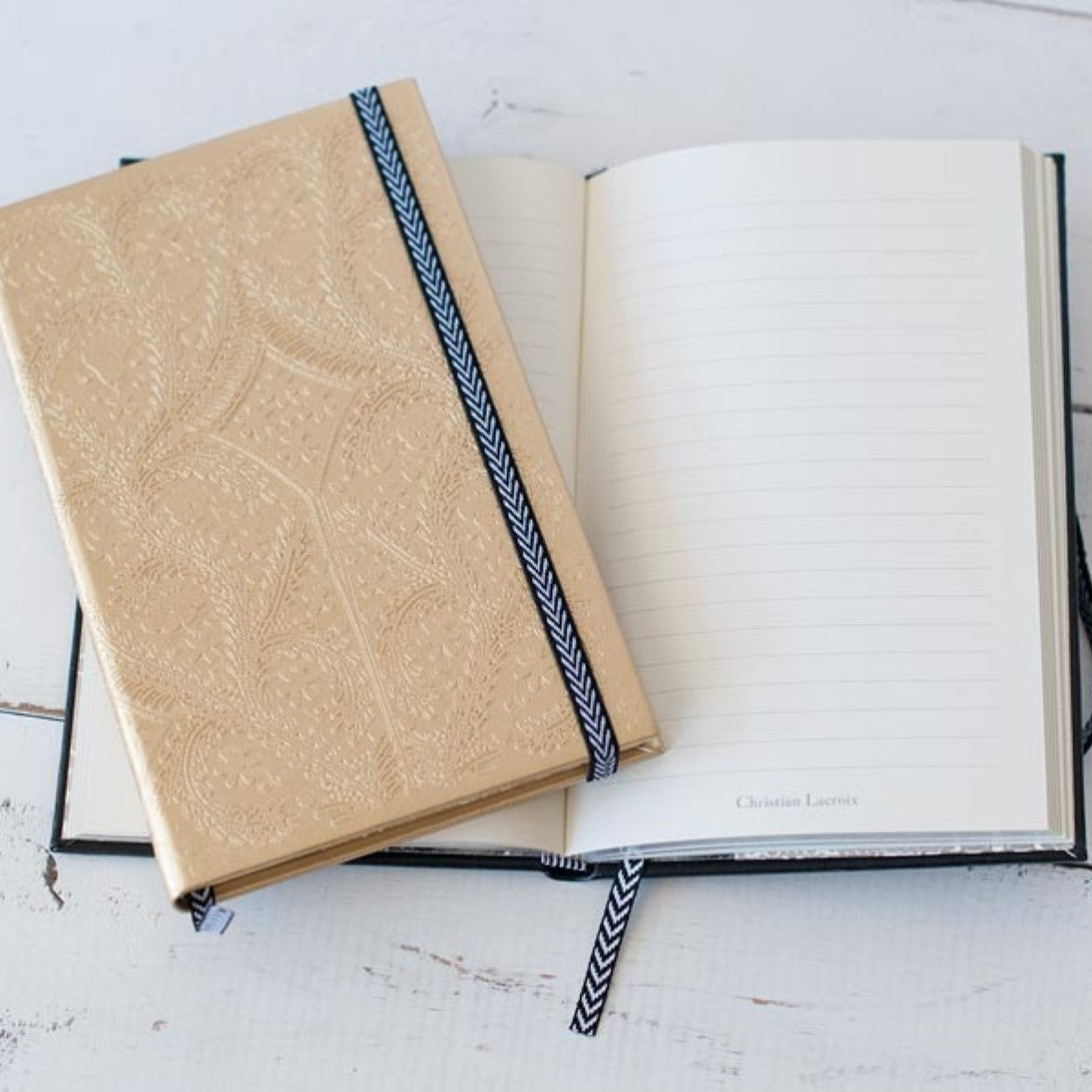 Christian Lacroix Gold Paseo Notebook