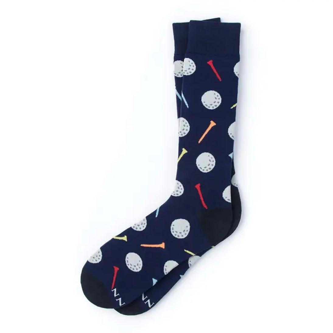 'Talk Birdie To Me' Ultra-Comfy Luxury Cotton Socks (Navy Blue)
