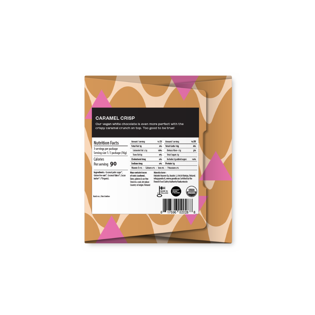 Caramel Crisp Artisan White Chocolate Bar