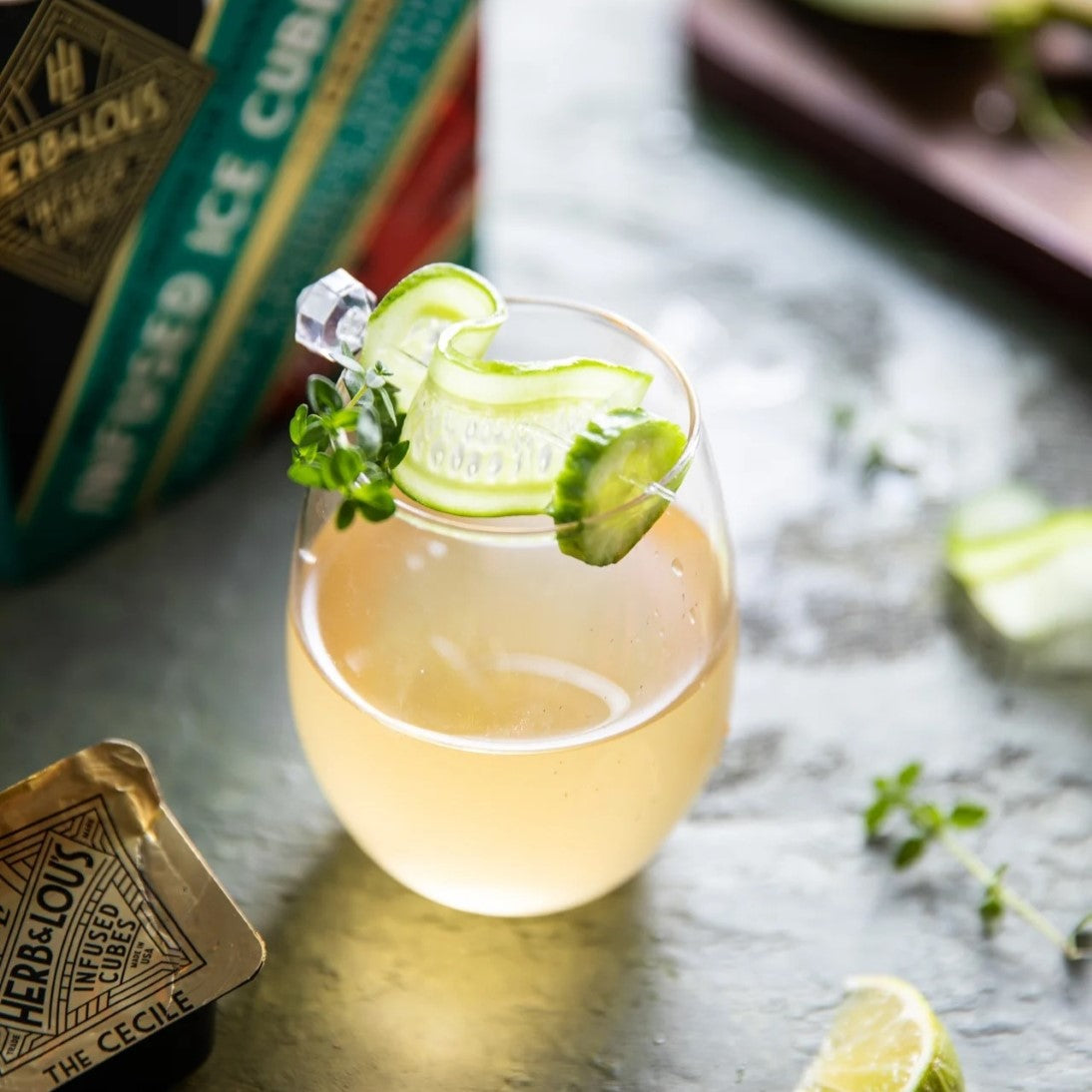 The 'Cecile' Infused Cocktail Cubes (6-Pack)