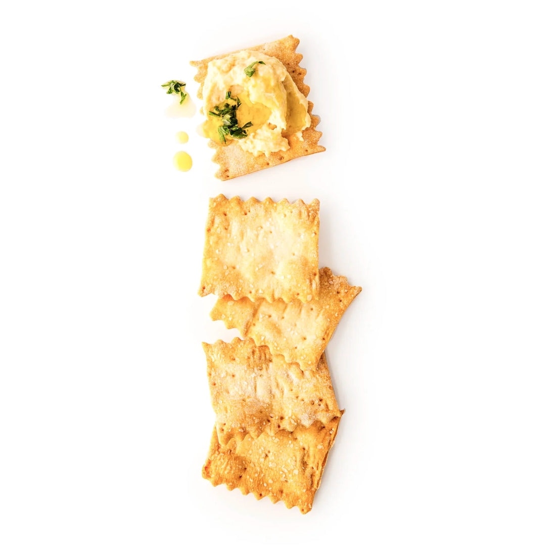 Organic Olive Oil & Sel Gris Sourdough Flatbread Bites