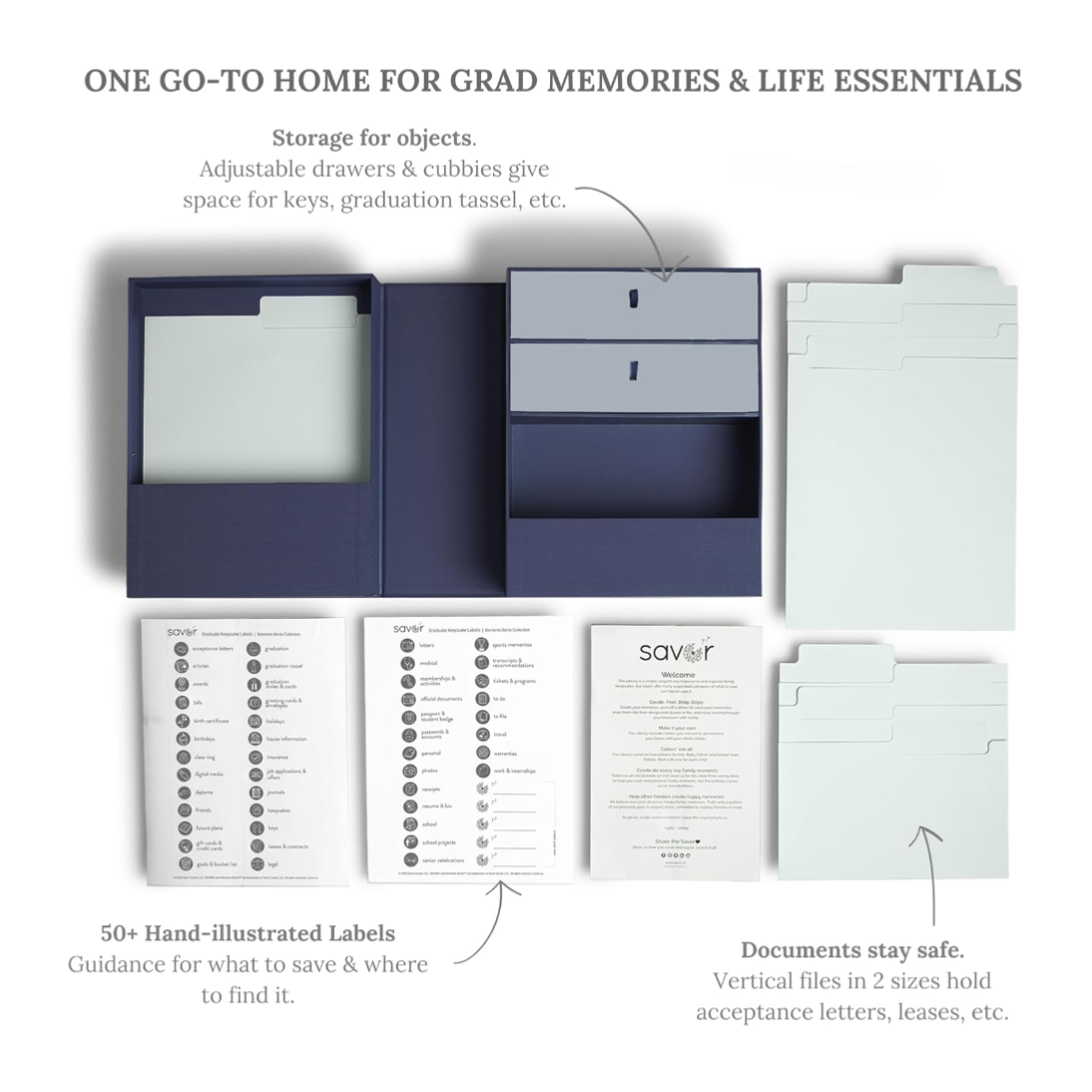 The Vault Graduate and Adulting Keepsake Box