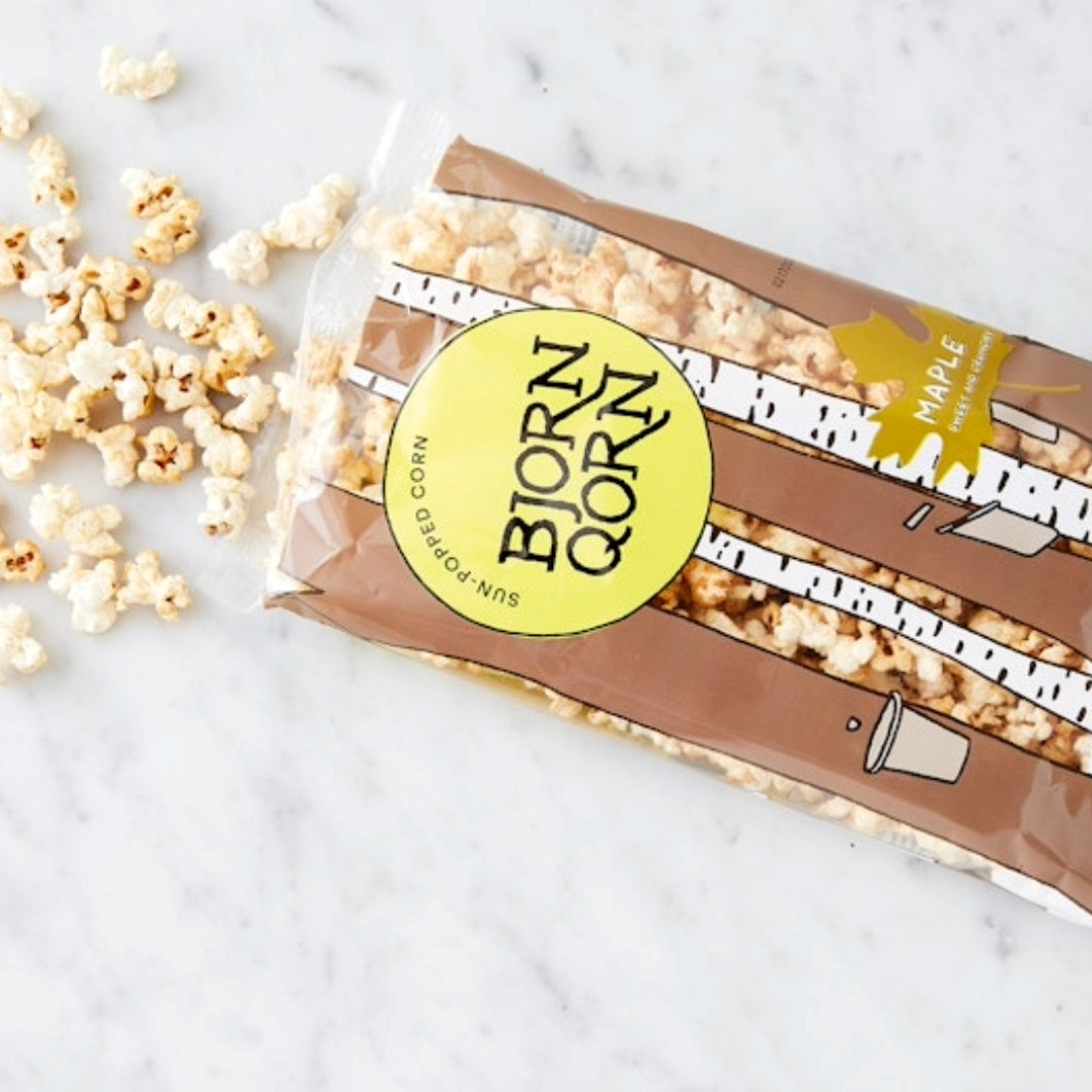 Kettle-Corn (Maple) Sun-Popped Popcorn by Bjorn Qorn