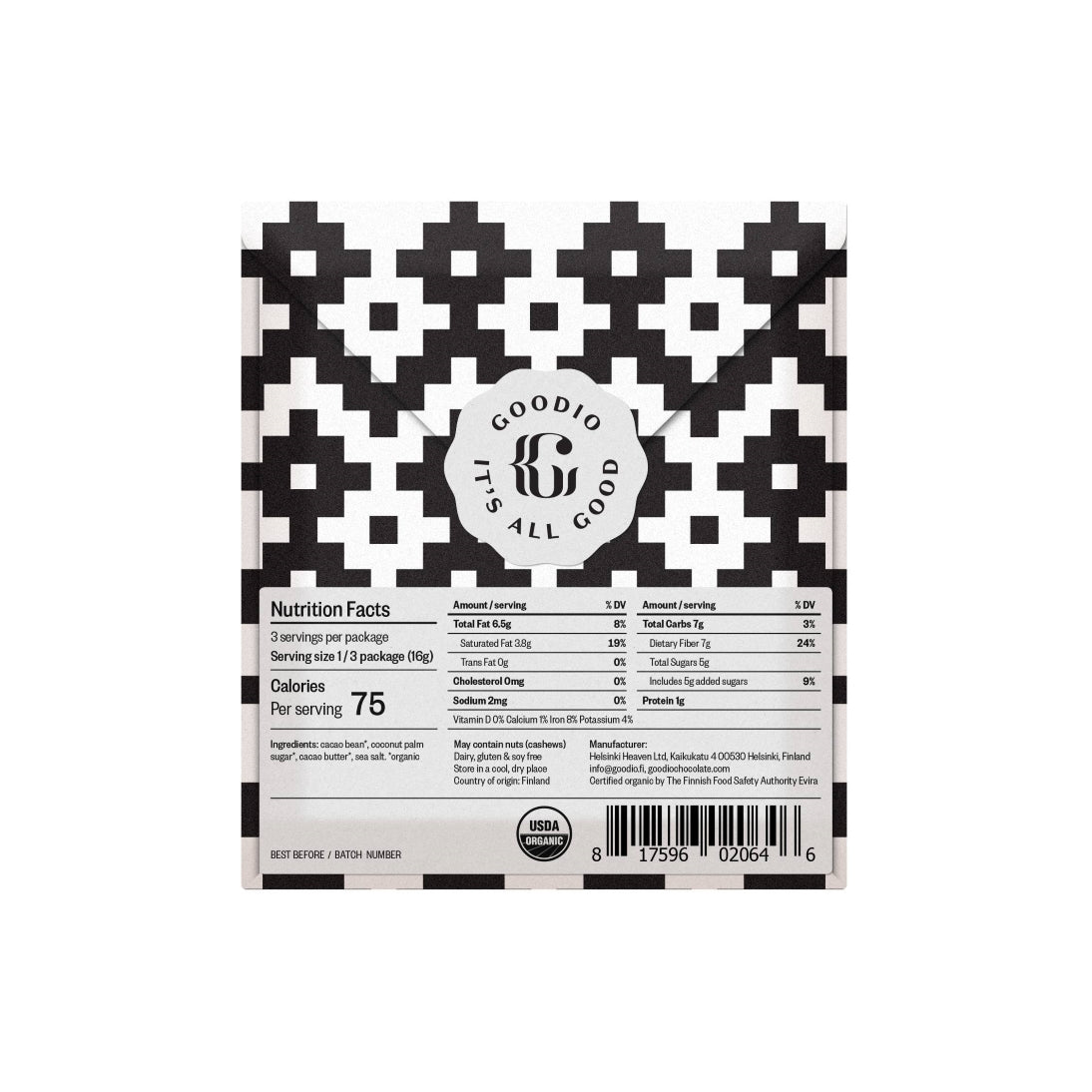 77% Sea Salt Artisan Chocolate Bar