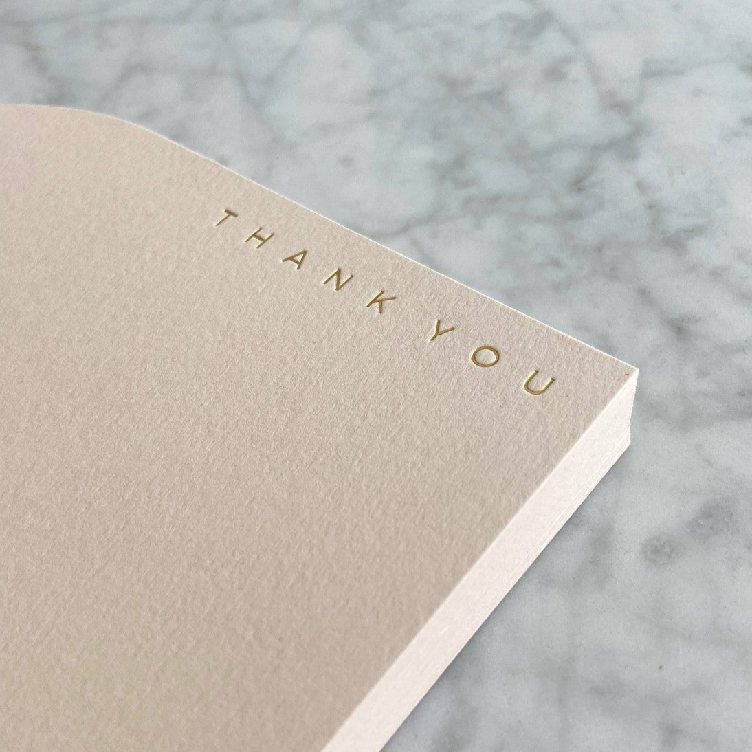Curve 'Thank You' Gold Foil Note Set